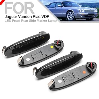 4Pcs LED Front Rear Bumper Side Marker Lights Assembly for